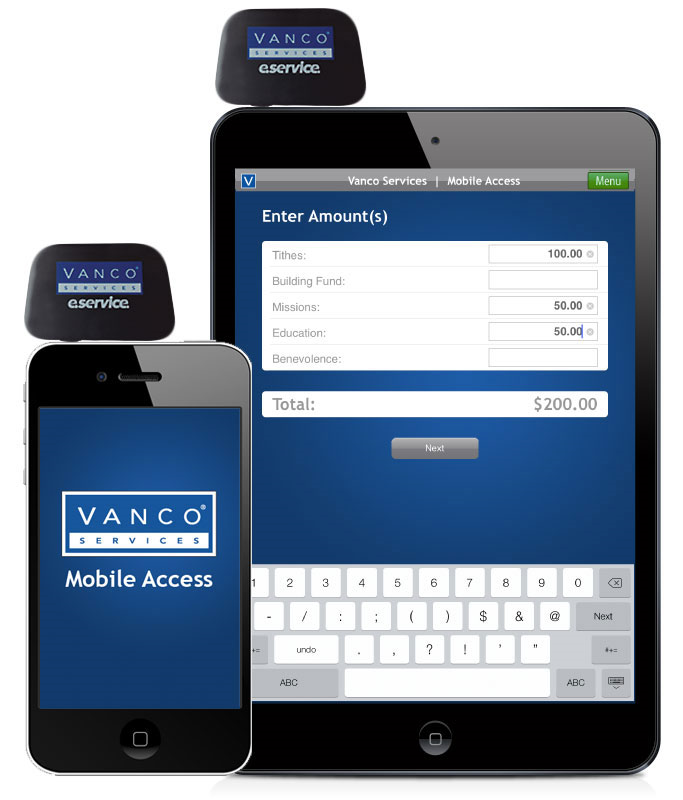 Vanco Card Swipe iPhone iPad